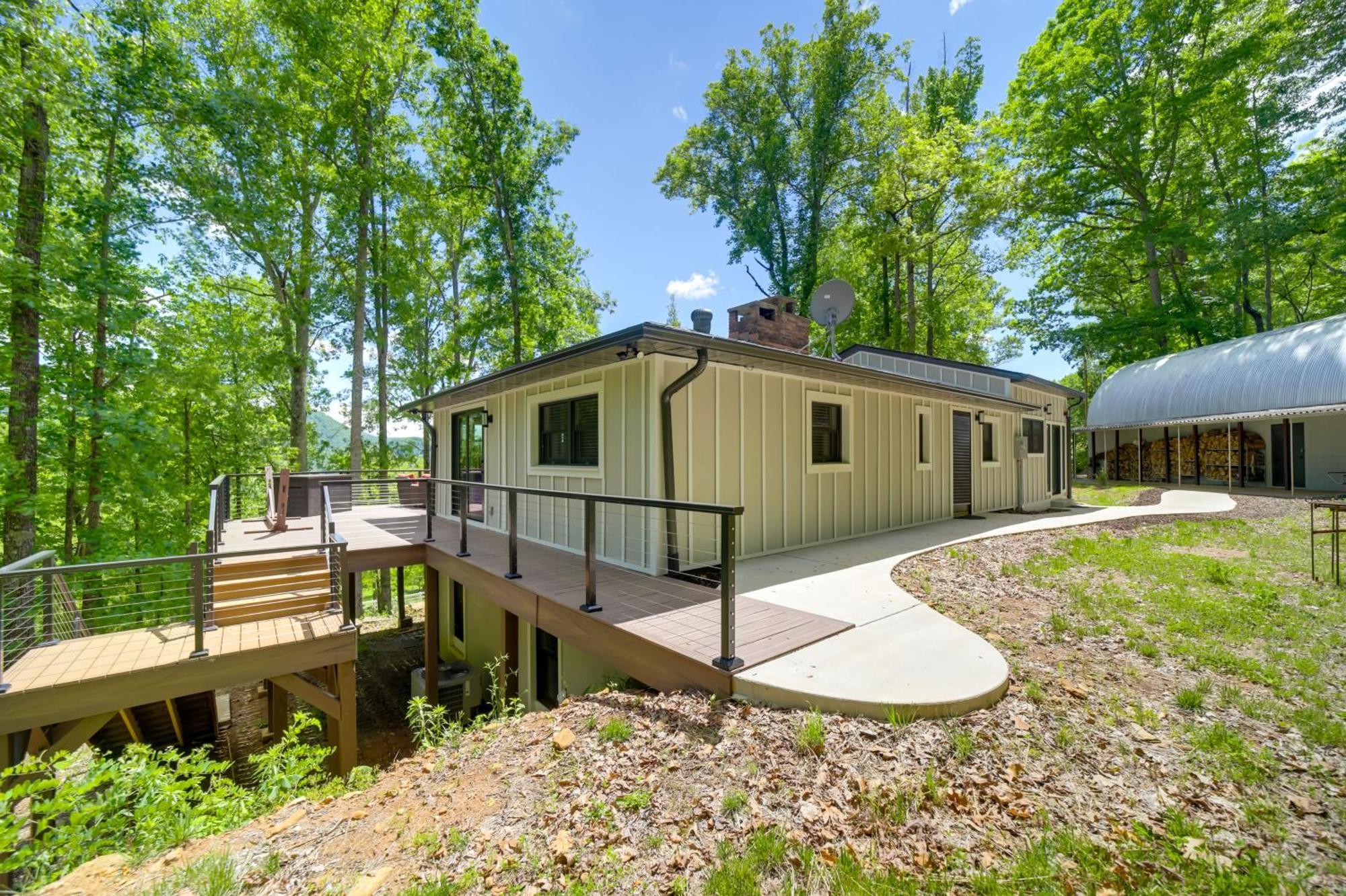 Villa Remote Smoky Mtn Escape With Views And Trail Access! Cullowhee Exterior foto