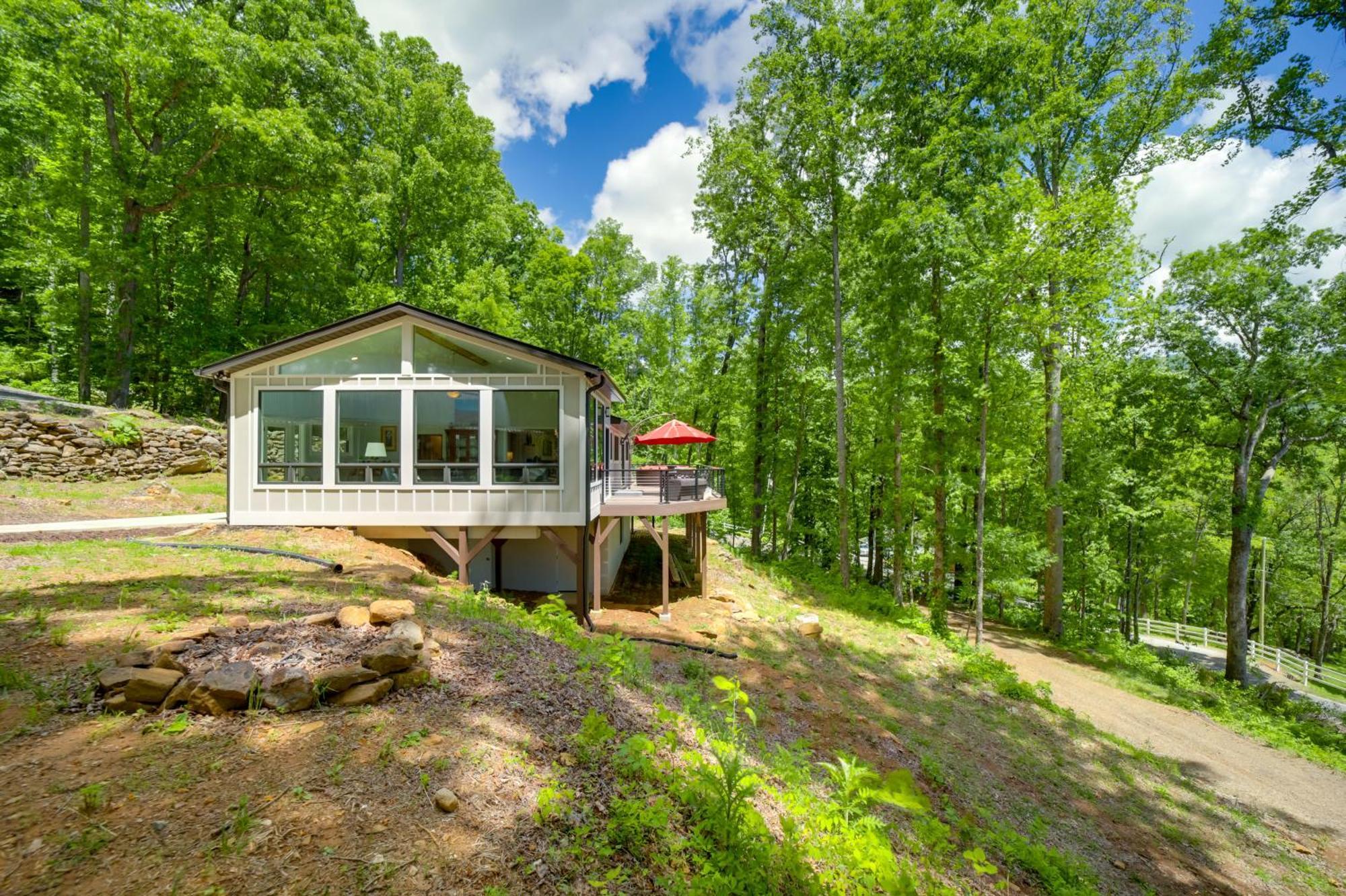 Villa Remote Smoky Mtn Escape With Views And Trail Access! Cullowhee Exterior foto