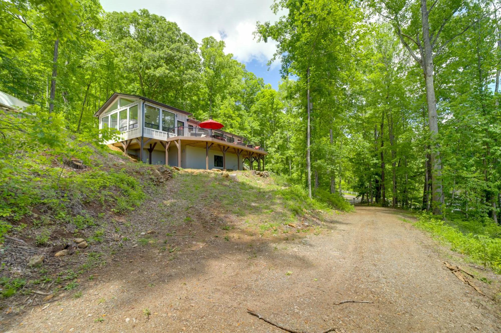 Villa Remote Smoky Mtn Escape With Views And Trail Access! Cullowhee Exterior foto